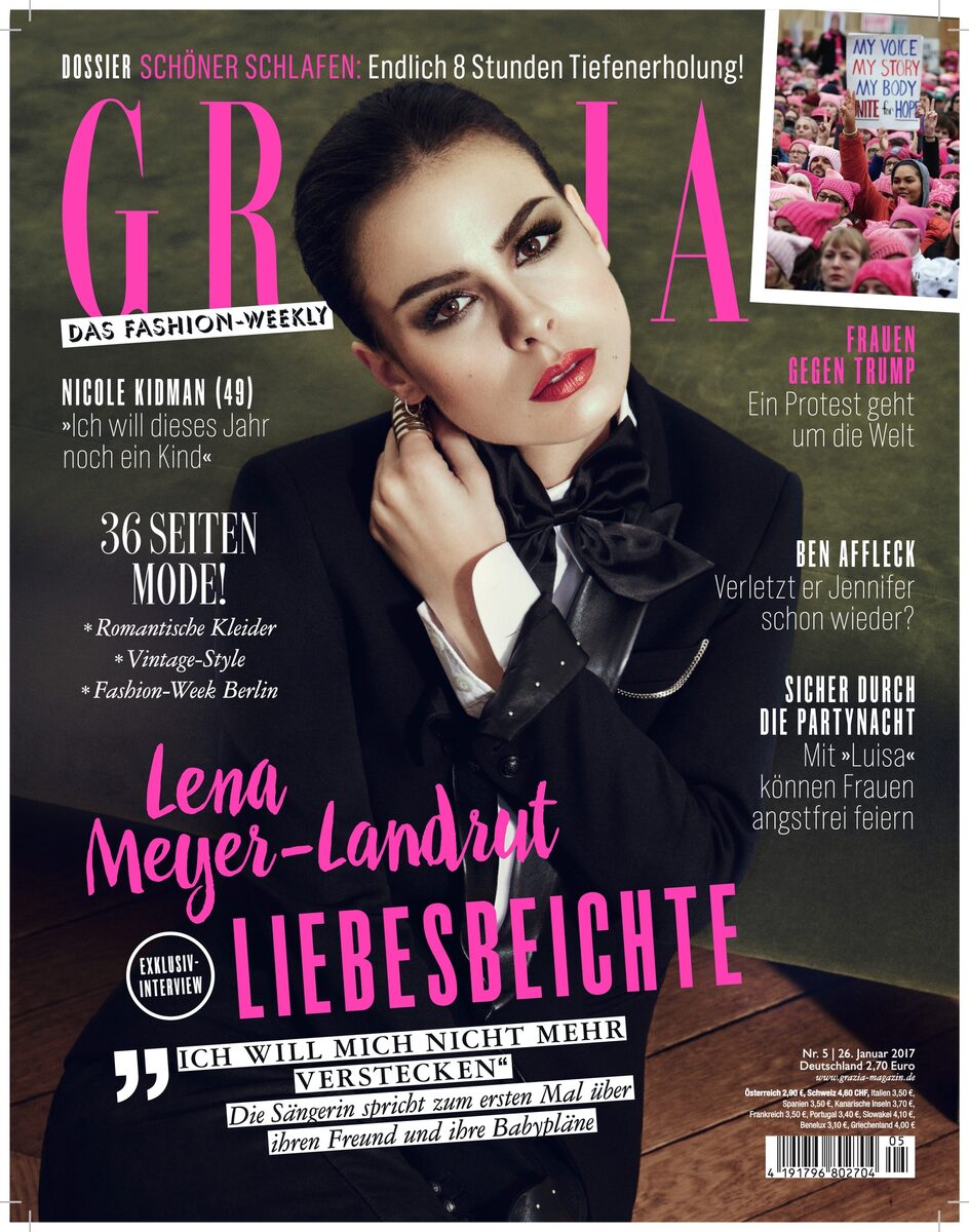 L´ORÉAL Paris Shoot for GRAZIA magazine with darling Lena Meyer-Landrut - styling by Brigitte Margareta WILHELM