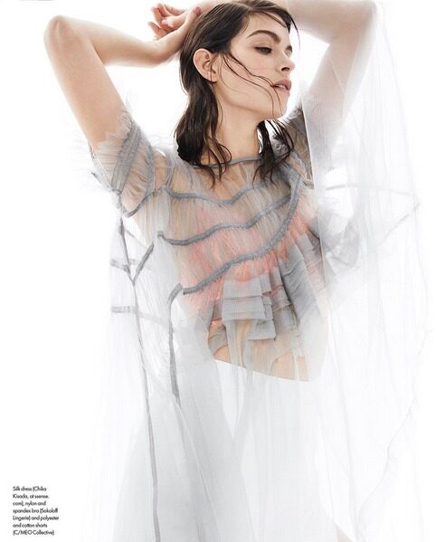 'Air Transparent' - Fashion Editorial in der ELLE Kanada mit Model <b>Pamela BERNIER c/o LOUISA MODELS</b>, fotografiert von Owen Bruce