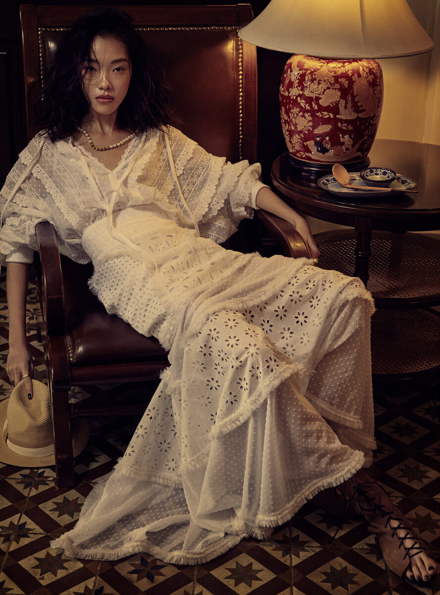 <b>LISE ANNE MARSAL</b> photographs Asia's Next Topmodel Layla Ong for GALA France in the historical Majestic Hotel in Malacca