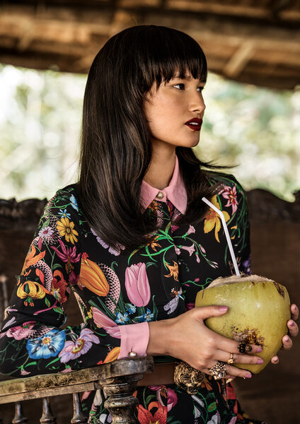 ELLE India fashion editorial, US POLO campaign and LEAFY NATURAL COUTURE campaign shoot - photographed by <b>Andrea VARANI c/o KRISTINA KORB</b>
