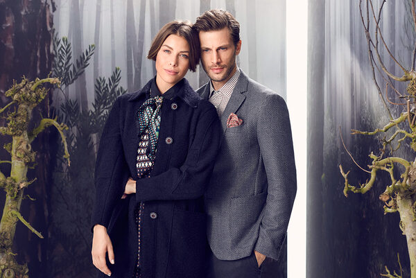 Leonie Bentzinger &amp; Baptiste Mayeux in the GARHAMMER campaign. Photos: <b>Eric FRIDEEN c/o SONJA HEINTSCHEL</b>