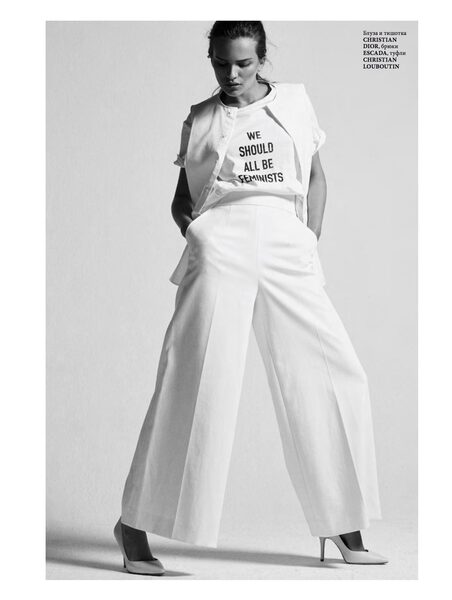 'Just White' - Alex Schier realisiert Fashion Editorial für die L'OFFICIEL Latvia mit <b>Taynara c/o LOUISA MODEL</b>