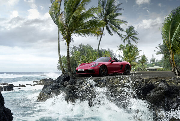 <b>HARVEST DIGITAL AGRICULTURE</b> : Aloha from Hawaii &amp; welcome on the 'Road to Hana' – PORSCHE 718 GTS shoot on the island of Maui with photographer Thomas Strogalski and Kemper Kommunikation