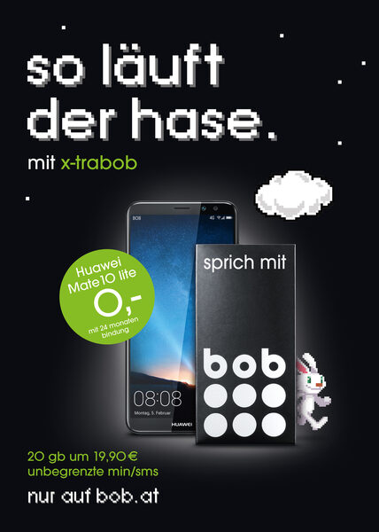 Back to the 80ies! Die animierte Oster Kampagne samt Online-Game für das Mobilfunkunternemen BOB, umgesetzt von <b>Friendly Fire</b> im Auftrag von Demner, Merlicek &amp; Bergmann/Wien - so läuft der Hase