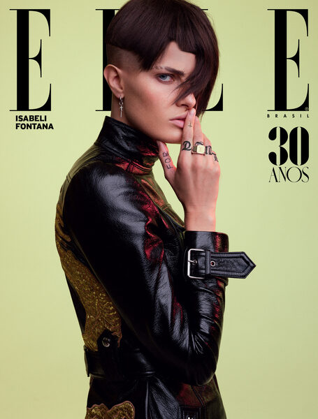 Top model <b>Isabeli FONTANA c/o LOUISA MODELS</b> is the star of the 30 Years of ELLE Brazil Anniversary issue
