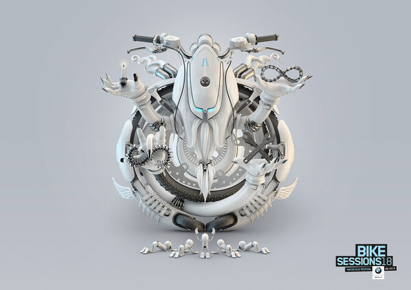 <b>Visualeyes International</b> : ILLU &amp; CGI special with CGI artwork for SUVA / Kreienbühl &amp; Vogler, BMW Motorcycle Festival (Serviceplan Suisse AG), illustrations for Mercedes Benz (Wirz Communications AG), and BMW MINI