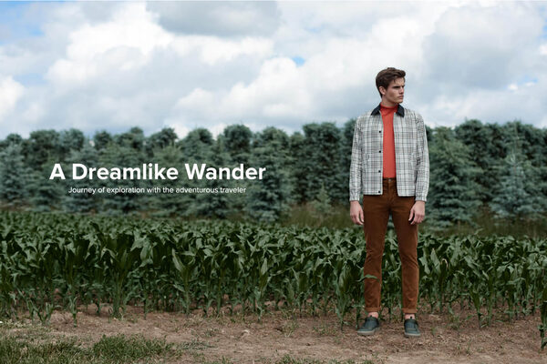 'A Dreamlike Wander' - fashion editorial for PEDRO SHOES with male model <b>Hannes E. c/o BRODYBOOKINGS</b>