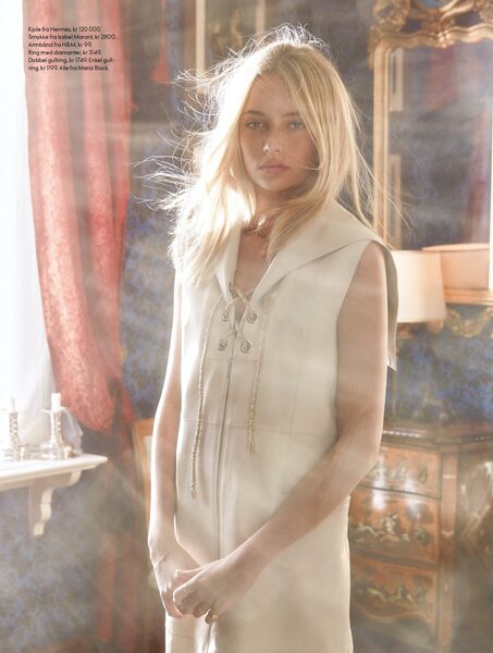 <b>ASA TALLGARD</b> photographs fashion editorial 'Drommeland' with Norwegian muse and influencer EMMA ELLINGSEN for ELLE NORWAY with Fashion Director PETRA MIDDELTHON
