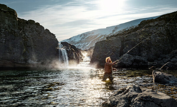 'Game of Thrones' star Kristofer Hivju for the new AMERICAN EXPRESS platinum card in the Nordic wilderness - photos by <b>Andreas LIND c/o TAKE AGENCY</b>