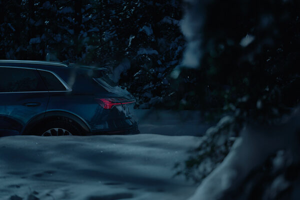 AUDI e-tron quattro - photographed by <b>Jan van ENDERT c/o NERGER M&amp;O</b> in Lapland