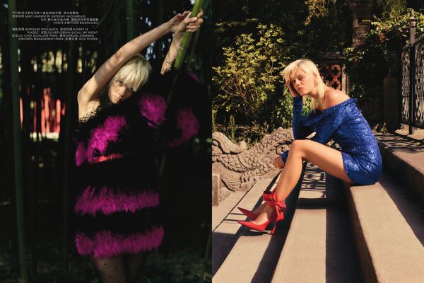 Thomas Cooksey fotografiert 'Wild At Heart' für das SKP 22 Magazin und Andreas Öhlund &amp; Maria Therese für das JOLIE MOME Magazin - Hair <b>Olivier LEBRUN c/o LES ARTISTS BY JOSEF STOCKINGER</b>