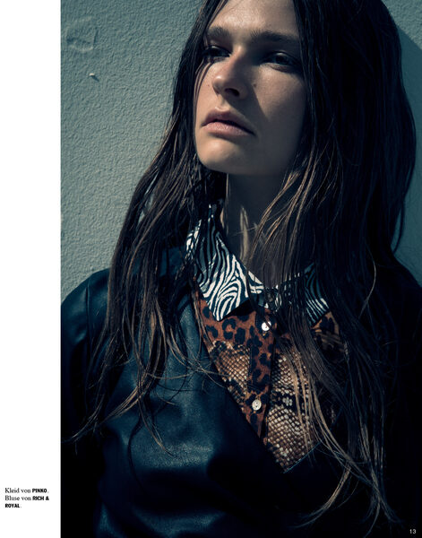 ‘INTO THE LIGHT’ - Laura Schoenmakers c/o MUNICH MODELS in FACES MAGAZINE, staged in rich contrasts by <b>PATRICK SCHWALB</b>