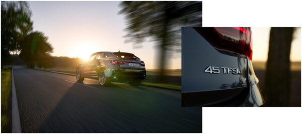 <b>MARCUS PHILIPP SAUER</b> : powerful, progressive, efficient – the new AUDI Q3 TFSi e Sportback with plug-in hybrid drive, photographed for PHILIPP UND KEUNTJE in Berlin