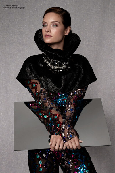 ‘Mirrors’ - <b>CARINA JAHN</b> photographs Swiss top model<b> Julie Ordon </b>for<b> L’OFFICIEL Arabia</b>