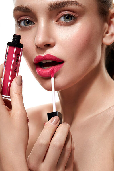 CARELINE SKINCARE campaign with model Valeriia Karaman and hair &amp; make-up by<b> Omer ASAF c/o BIGOUDI</b>