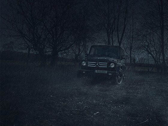 <b>Off road&nbsp;in the rain</b> - photographer <b>JAN STEINHILBER</b> presents you his personal project with the Mercedes G 55 AMG on GoSee.NEWS