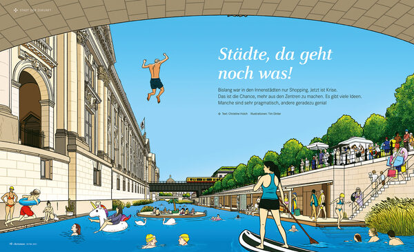 <b>Tim DINTER c/o 2AGENTEN </b>illustriert für <b>CHRISMON MAGAZINE</b>
