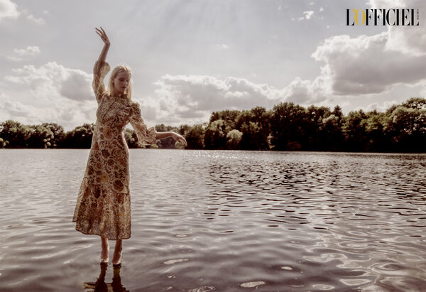 <b>Det KEMPKE c/o&nbsp;DOUBLE T PHOTOGRAPHERS</b> fotografiert 'Tranquility at the lake' featuring Model Alísa Helga Svansdóttir für <b>L'OFFICIEL Baltics</b>, Styling&nbsp;Yuliya Groeling