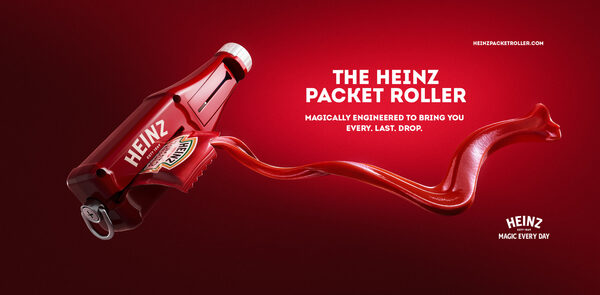 Every. Last. Drop. – <b>DIRK WEYER</b> photographs<b> THE HEINZ PACKET ROLLER</b> campaign for HEINZ and Wieden+Kennedy, New York