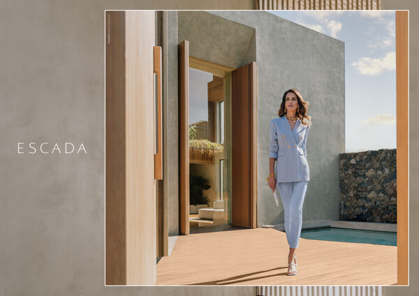 <b>High fashion label ESCADA </b>presents its MAINLINE, SPORT and EYEWEAR Spring/Summer 2022 campaigns with spots on GoSee – and the Creative Department is looking forward to <b>UPDATE-22-BERLIN</b>