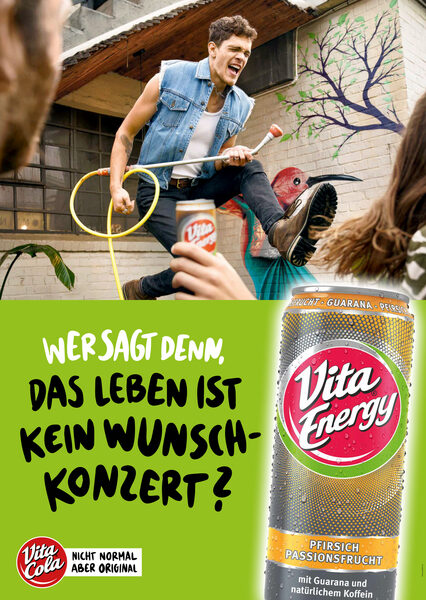 <b>MAGNUS WINTER</b> ‘Not Normal, But Original’ – VITA COLA celebrates unique individuality with a new campaign and cinema ad