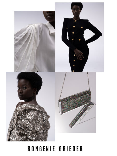 A celebration of femininity – <b>ANDREAS ORTNER</b> photographs the <b>BONGENIE GRIEDER F/W ‘22 campaign</b> featuring model Fatou Jobe