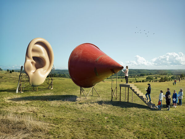 'Your Opinion is Important to Us' &amp; 'A Marvel of Engineering' - neue surreale Arbeiten von <b>Erik JOHANSSON c/o AGENT MOLLY &amp; CO </b>auf GoSee und <b>Outdoor Ausstellung in Baden</b>