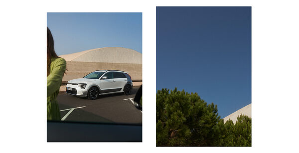 <b>BEN &amp; MARTIN</b> stage the all-electric <b>KIA NIRO EV </b>and <b>KIA NIRO HYBRID </b>on the island of Tenerife and in Lisbon with their feel-good aesthetic