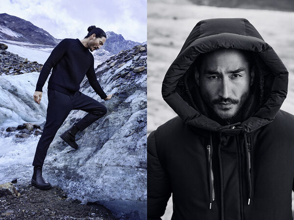 <b>ECKERLE Winter 2022 </b>outdoor campaign photographed by <b>SACHA TASSILO HÖCHSTETTER</b> for the agency Wunderhaus in the Kauner Valley