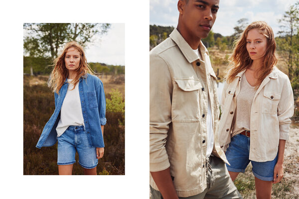 <b>BJÖRN GIESBRECHT</b> photographs outdoor clothing from <b>CAMEL ACTIVE </b>in the peatland&nbsp;ecosystem and ‘Denim to burn for’ - BLUE FIRE CO. S/S