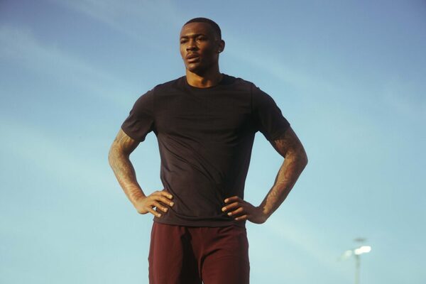 <b>Marcus SMITH c/o&nbsp;MAKING PICTURES </b>photographs American football player DeVonta Smith for athleisure brand <b>VRST</b>