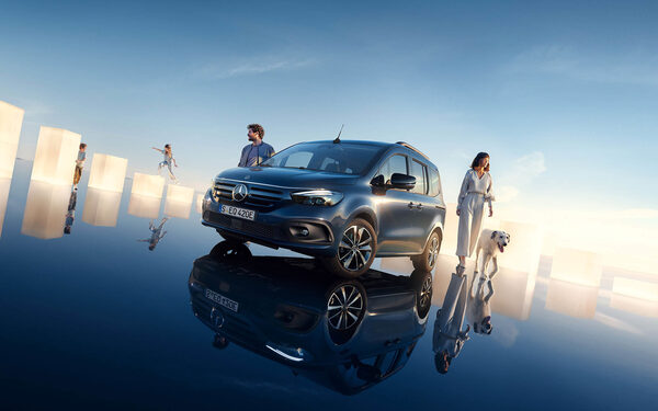 <b>TREY DIGITAL STUDIO</b> in charge of motifs in CGI plus creative retouch for the new<b> MERCEDES EQT </b>for PREUSS und PREUSS