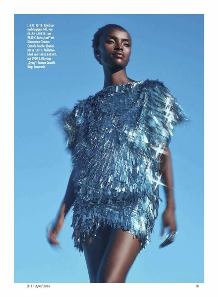 <b>ELLE </b>cover &amp; ‘Dream Worlds’ editorial with hairstyling by <b>ANJA FICHTENMAYER c/o les ARTISTS by Josef Stockinger</b>