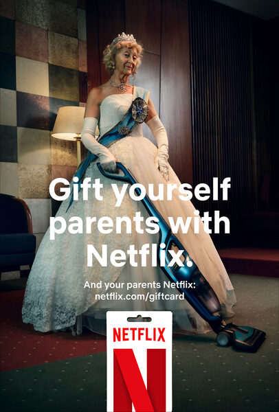 ‘Gift yourself parents with Netflix’ - <b>MARKUS MUELLER</b> photographs the <b>NETFLIX </b>campaign ‘The Coolest’ for Berlin-based agency Twentyrising