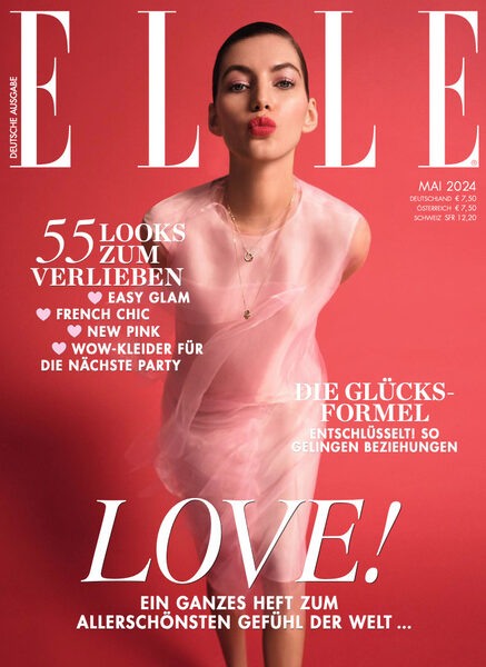 ‘This Is Love’ – the <b>ELLE Germany</b>&nbsp;May ‘24 cover editorial with makeup by&nbsp;<b>Thomas LORENZ c/o lesARTISTS by Josef Stockinger</b>