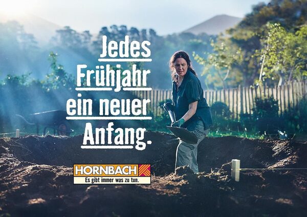 'Jedes Frühjahr ein neuer Anfang ... ' - die Berliner Werbeagentur Heimat beauftragte Fotograf&nbsp;<b>Theo&nbsp;GOSSELIN &nbsp;c/o&nbsp;LGA MANAGEMENT</b>&nbsp;mit der <b>HORNBACH Kampagne</b>, zwei Motive für Euch auf GoSee.News