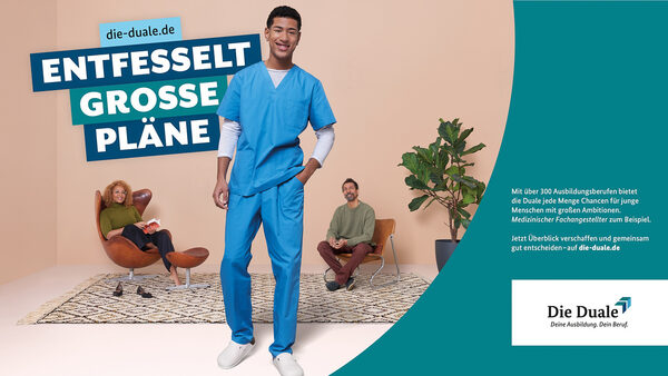 ‘For the U in edUcation’ – ‘Die Duale’ campaign for BMBF and the agency Neues Handeln AG, photographed by <b>DARIUS RAMAZANI</b>