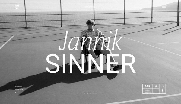 ‘FROM THE SLOPES TO CENTER COURT’ - tennis pro<b> Jannik Sinner</b> photographed by <b>Carolin UNRATH c/o UPFRONT&nbsp;</b>