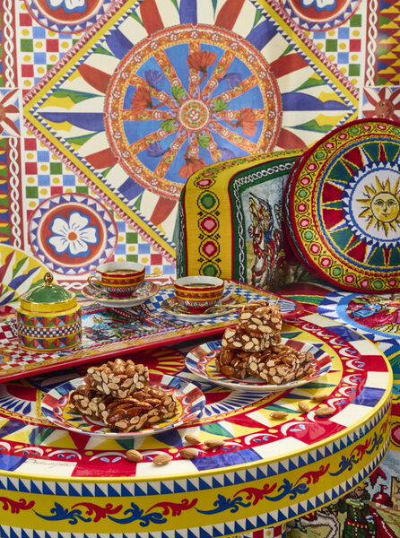 <b>La Sicilia in Cucina - Dolce Gabbana's new book</b> published by Rizzoli Book featuring motifs by <b>Andreas ACHMANN c/o KRISTINA KORB</b>