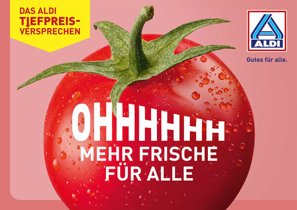 “More Freshness for Everyone” - <b>ALDI campaign</b> with crisp stills by <b>Christian LOHFINK c/o UPFRONT</b>