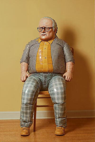 <b>Feeling like a balloon all the time</b> - visual treatment of the topic of irritable bowel syndrome by AI artist <b>Stefanie LÖWENSTEIN c/o AGENT MOLLY &amp; CO</b>