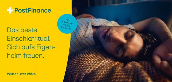 Carefree sleep in curious places – <b>MARKUS MUELLER </b>shoots new <b>POSTFINANCE </b>campaign for SiR MaRY