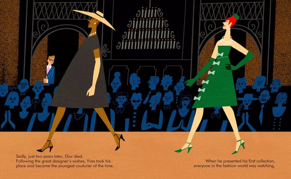 LITTLE PEOPLE, BIG DREAMS presents '<b>Yves Saint Laurent</b>' - the children's book was illustrated by <b>Klas FAHLÉN c/o 2AGENTEN</b>