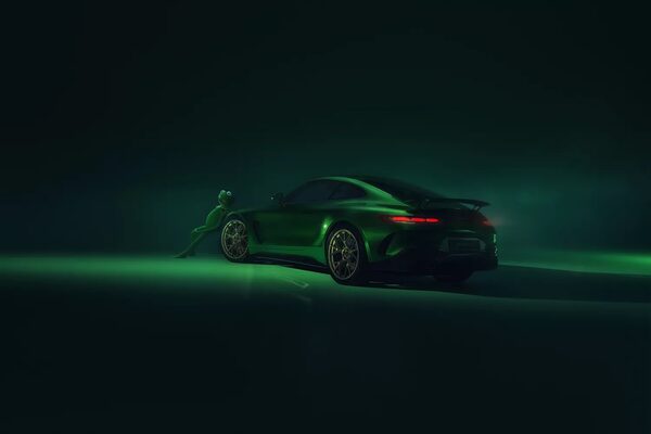 CGI dreams, AMG attitude. Even Kermit approves 🐸 - the full CGI project by Dejan &amp; Per for the agency Merkley Partners