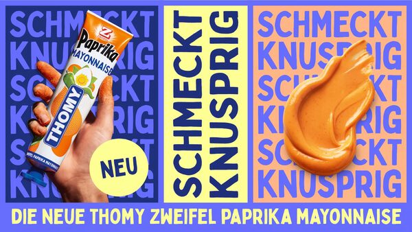 THOMY x ZWEIFEL - When bell peppers meet mayo. Matteo Rolfi photographed the delicious campaign for the advertising agency Wirz.