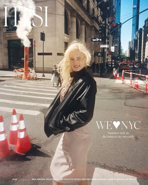 'We Love New York' - Tom Craig fotografierte Model Summer Dirx für die Juni-Ausgabe '26 des HTSI Magazins