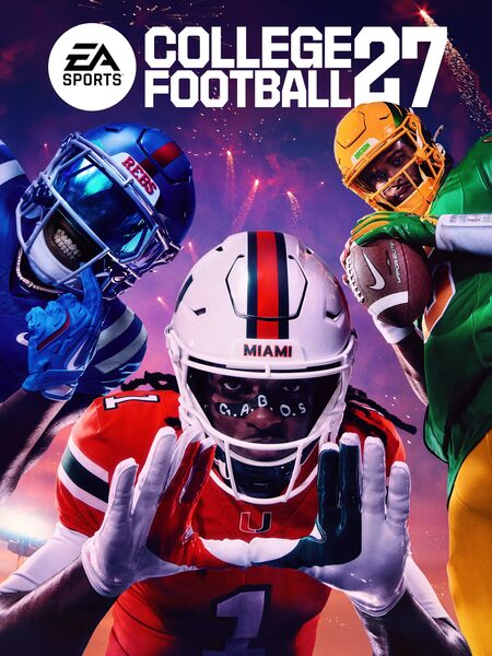 EA Sports's College Football 27 + Deluxe Edition Cover - post-produced by ONE HUNDRED BERLIN for the agency THE NEW COMPANY