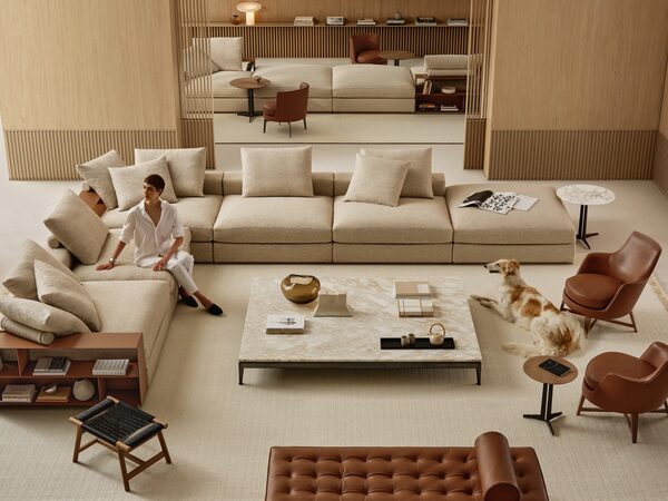 Camelot by Antonio Citterio – Robert Rieger photographs the new sofa system for FLEXFORM
