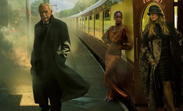 'Train Dreams' featuring the carriage Celia, designed by Baz Luhrmann and Catherine Martin - go on a grand journey with star photographer Annie Leibovitz, VOGUE UK and the stars of London's West End
