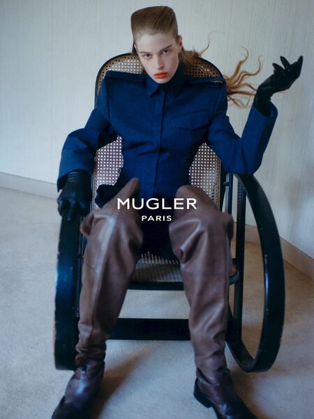 POWER, DESIRE &amp; BEAUTY – Lauren Aiello on Make-up for MUGLER’s FW26/27 'The Commander' campaign starring Vivian Jenna Wilson